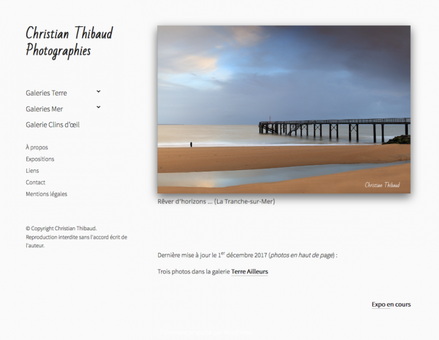 Site Christian Thibaud Photographies. Accueil Site Christian Thibaud Photographies. Accueil