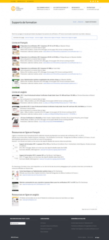 Site LPI France. Liste de ressources conseillées